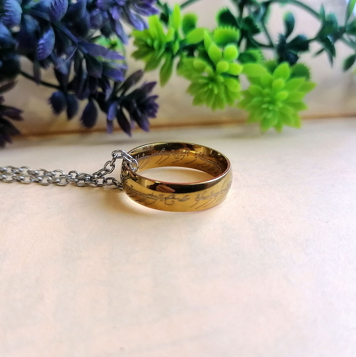 Prsten moći Lord of the Rings Zlatni