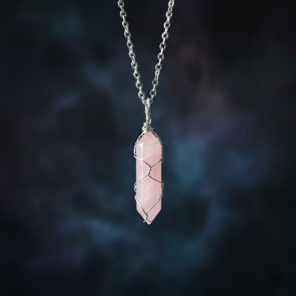 Roze Kvarc ogrlica