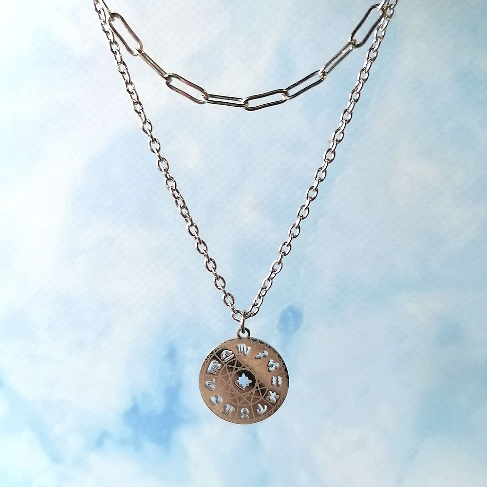 Horoskop ogrlica od nerđajućeg čelika