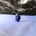 Srce lapis lazuli ogrlica