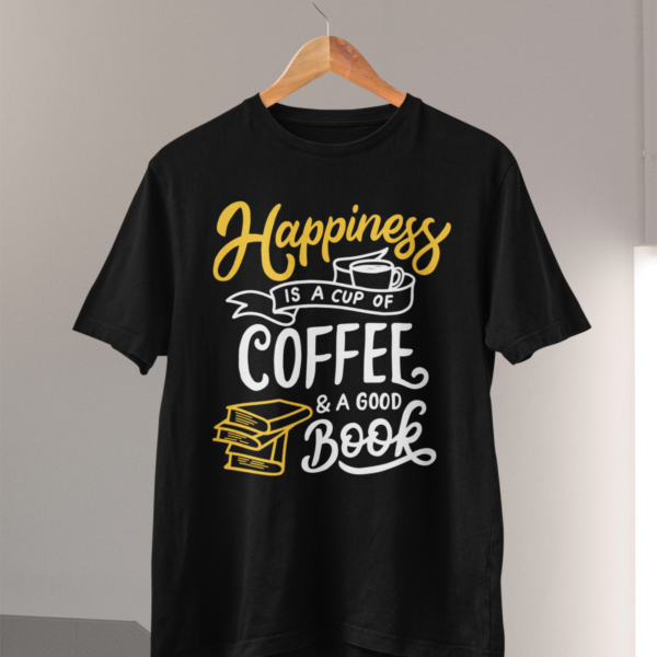 Happiness unisex crna majica