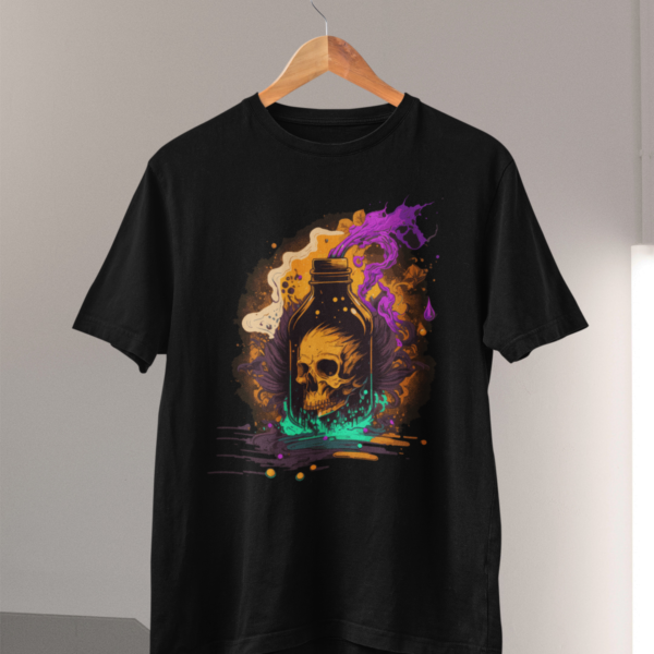 Skull Poison unisex crna majica