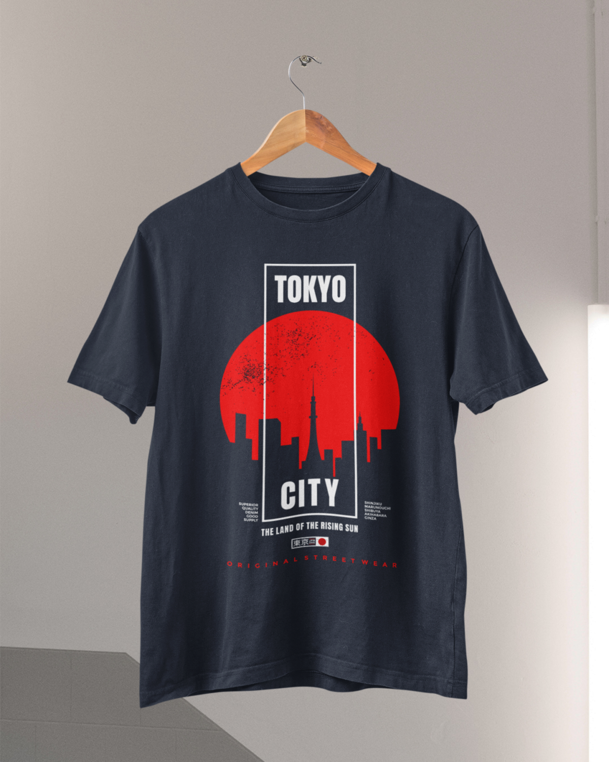 Tokyo City unisex teget majica