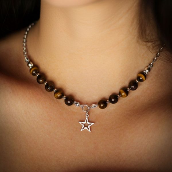 Tigrovo oko Majestic ogrlica