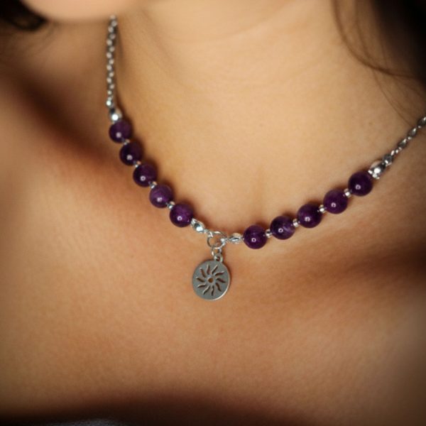 Ametist Majestic ogrlica