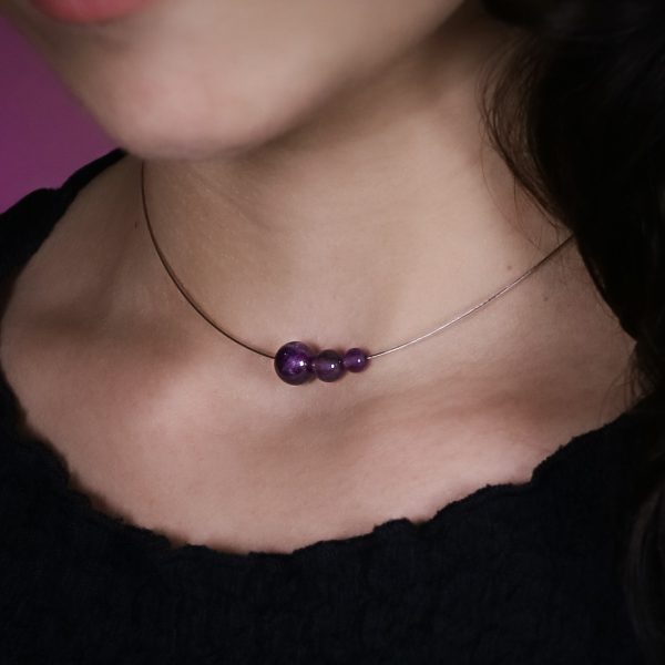 Ametist Moon ogrlica
